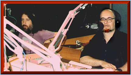 Ken Gale and Ed Menje in the studio