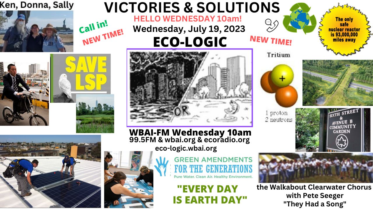 meme Eco-Logic 7-19-23 1st 10AM Weds Victories and Solutions